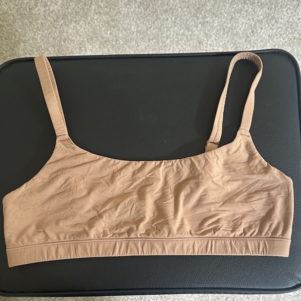 Skims fits everybody scoop bralette in Ochre